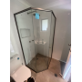 Australia Custom made Semi-Frameless Diamond Shower Screen (700-900) * (700-900) * 1950